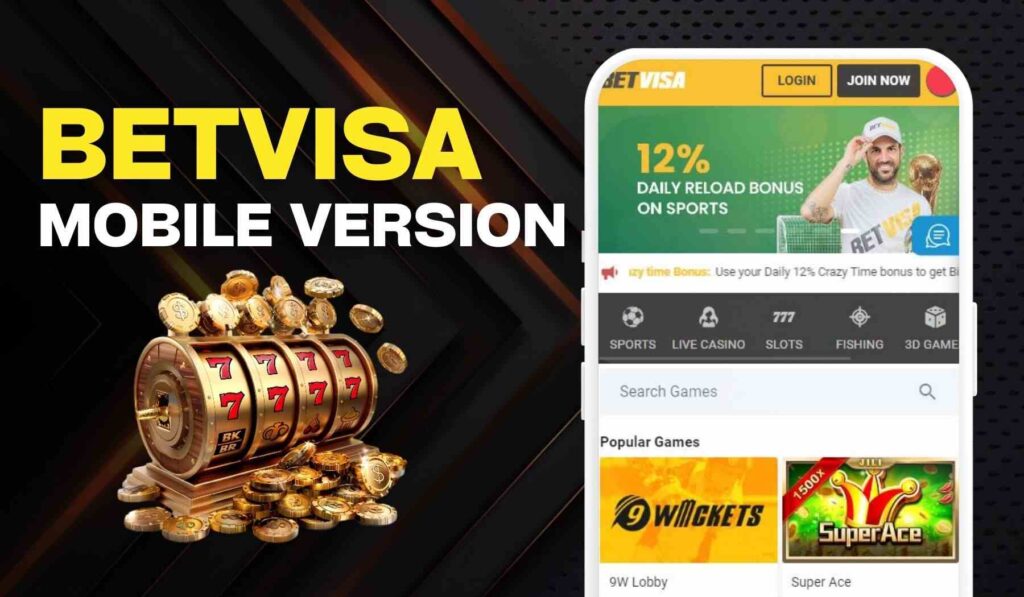 BetVisa Bangladesh Mobile Version information